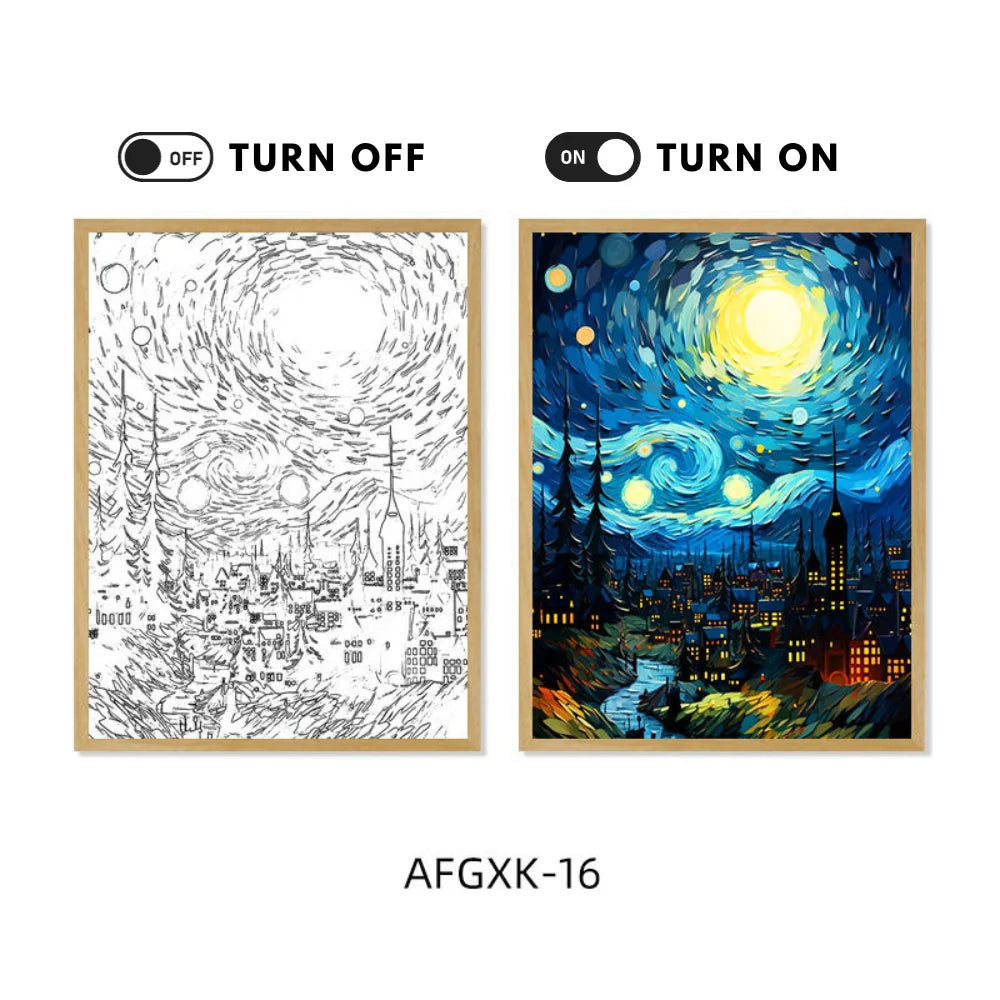 LED Painted Art Canvas